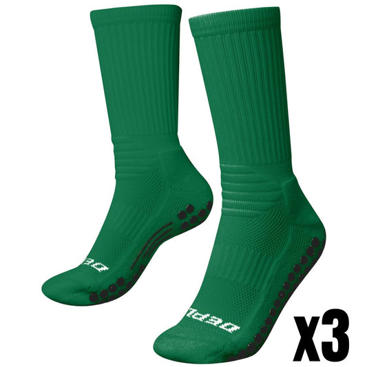 Bundle Pack - 3x Green V2 Grip Socks