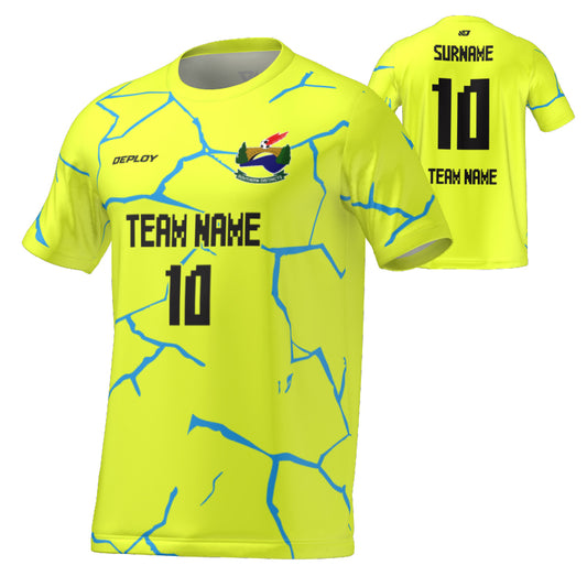 SOUTHERN DISTRICTS FA - Flight Jersey Cracks- Neon Yellow