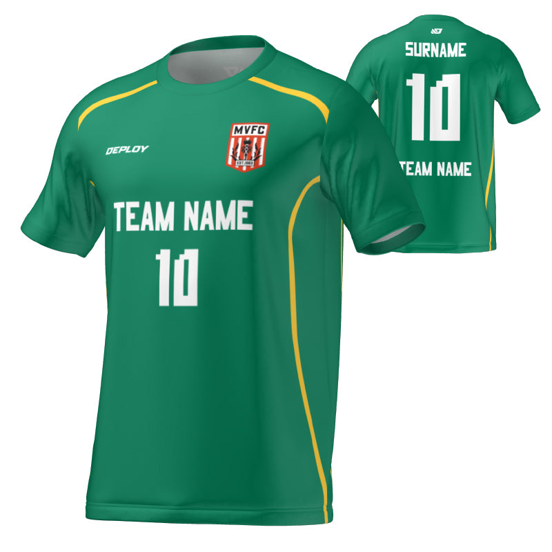 Moss Vale FC - Flight Jersey Lines- Green