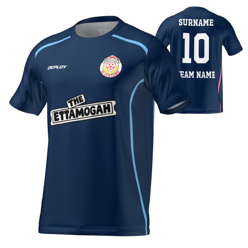 BDSFA - Lines - Navy & Sky Blue