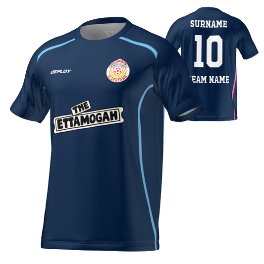 BDSFA - Lines - Navy & Sky Blue