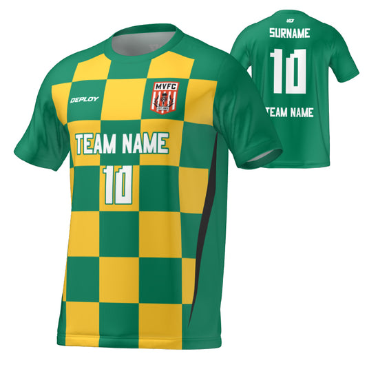 Moss Vale FC - Flight Jersey Checkers - Green