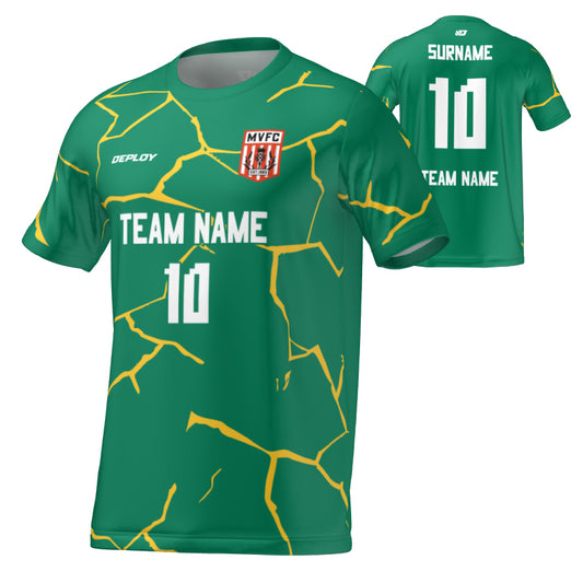 Moss Vale FC - Flight Jersey Cracks - Green