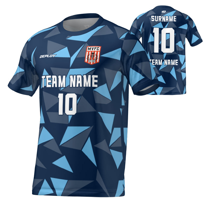 Moss Vale FC - Flight Jersey Fragments - Navy