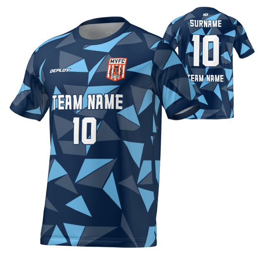 Moss Vale FC - Flight Jersey Fragments - Navy