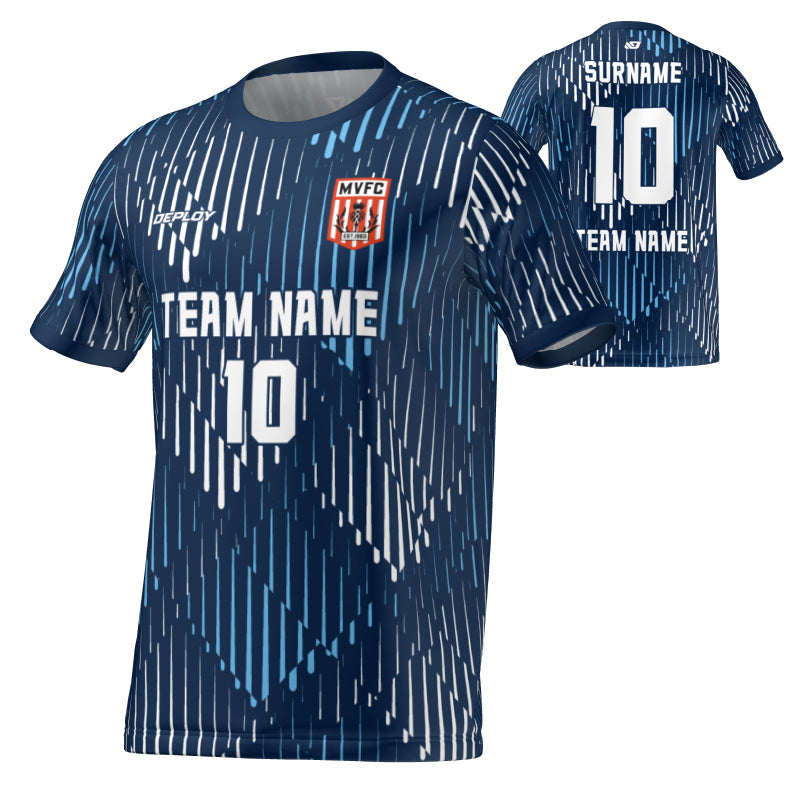 Moss Vale FC - Flight Jersey Faded - Navy