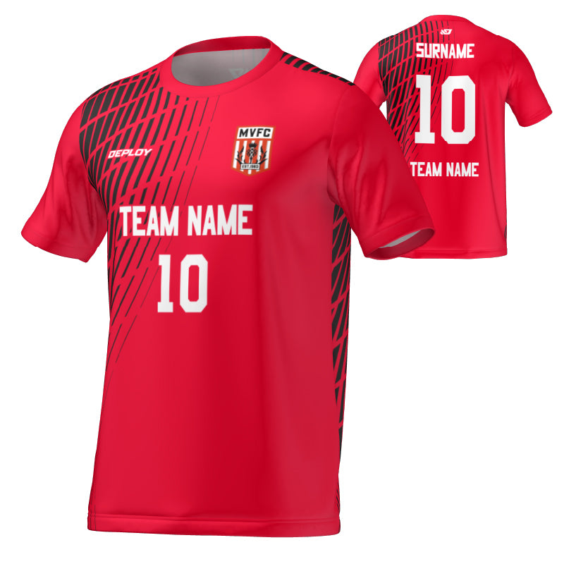 Moss Vale FC - Flight Jersey Gradient - Red