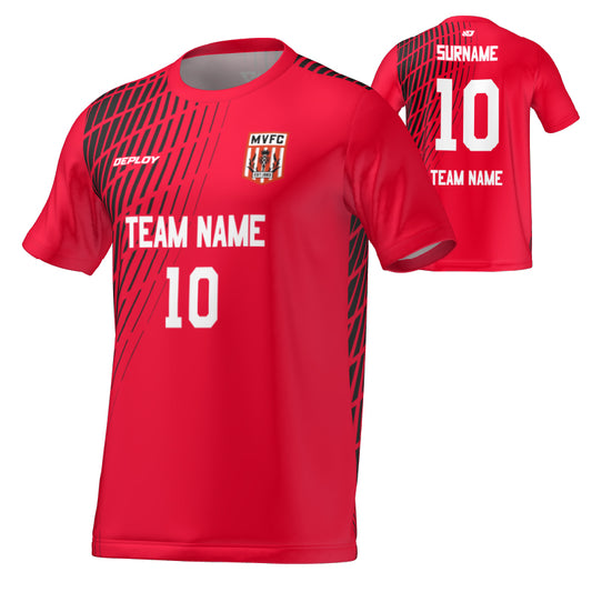 Moss Vale FC - Flight Jersey Gradient - Red