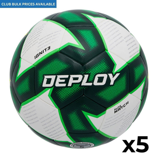 Bundle Pack - 5x Ignite Series III - Elite Match Footballs