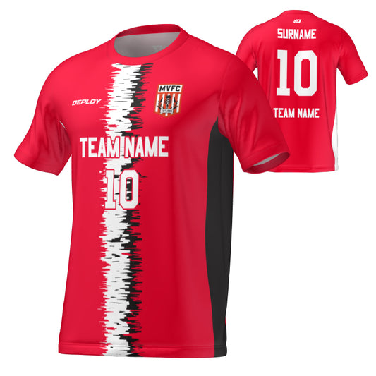 Moss Vale FC - Flight Jersey Static - Red