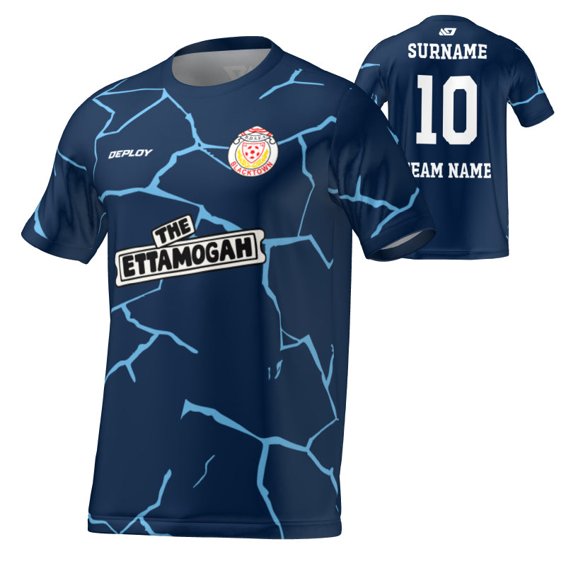 BDSFA - Cracks - Navy & Sky Blue