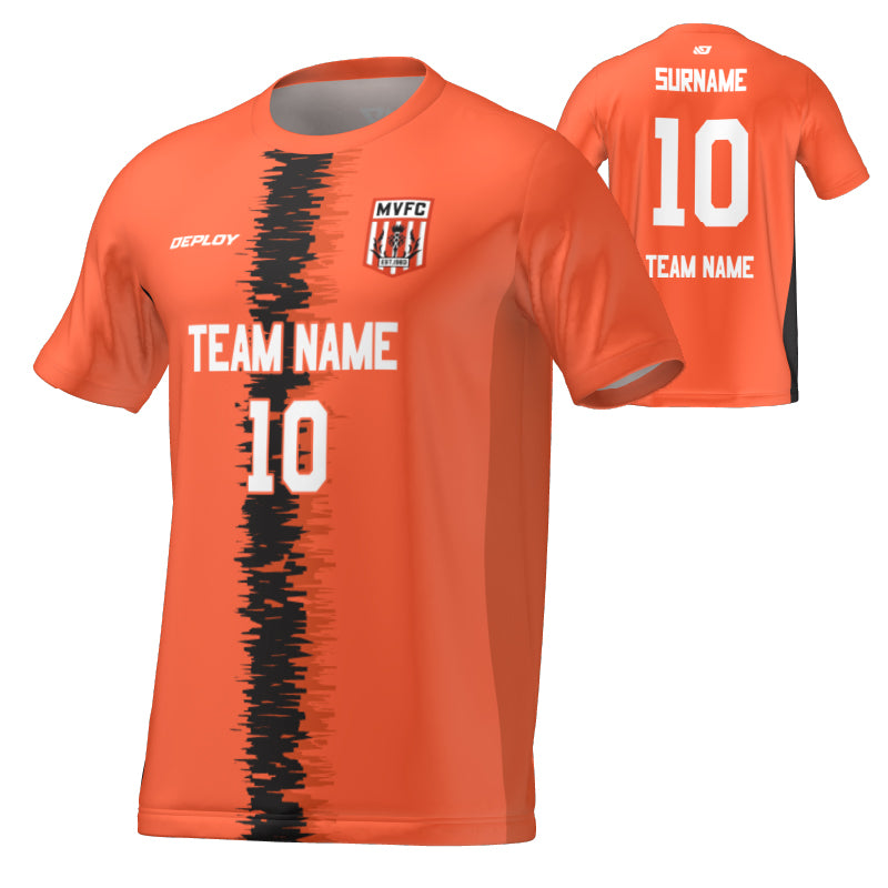 Moss Vale FC - Flight Jersey Static - Orange