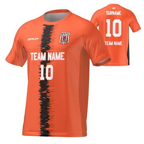 Moss Vale FC - Flight Jersey Static - Orange