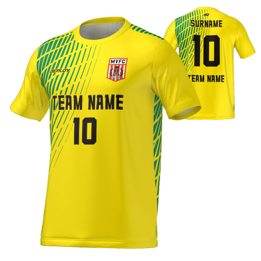 Moss Vale FC - Flight Jersey Gradient - Yellow