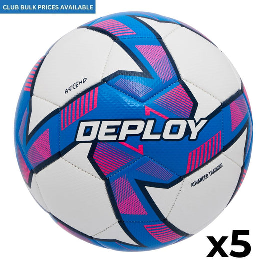 Bundle Pack - 5x Ascend Senior Training Footballs Balls