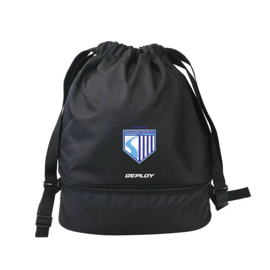 Macquarie United FC (Dubbo) - Elite Drawstring Bag - Deploy Football - Australia's Best Footballs & Soccer Balls