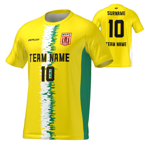 Moss Vale FC - Flight Jersey Static- Yellow