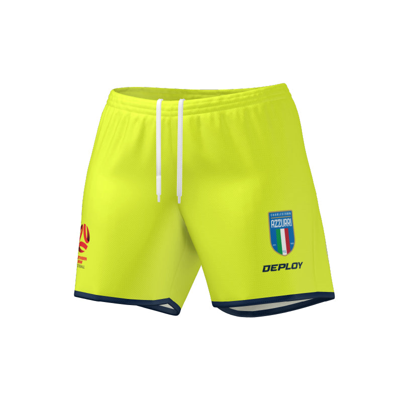 Charlestown Azzurri FC - 2025 JDL Girls Home GK Shorts (Womens Cut) - Deploy Football - Australia's Best Footballs & Soccer Balls