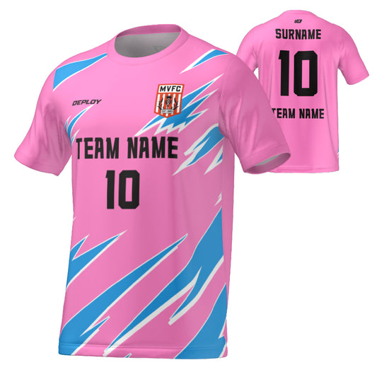 Moss Vale FC - Flight Jersey Lightning - Pink