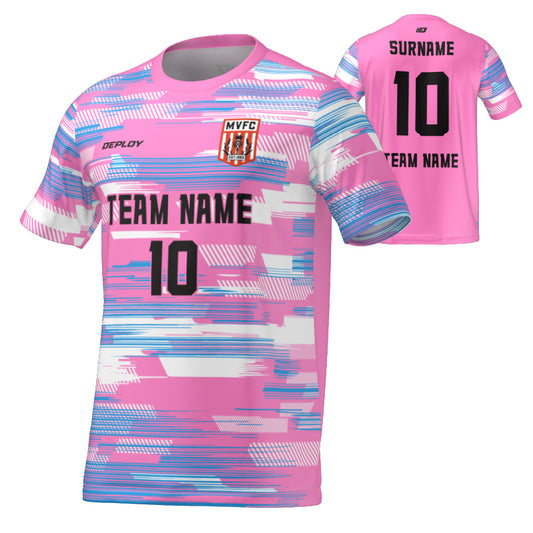 Moss Vale FC - Flight Jersey Glitch - Pink
