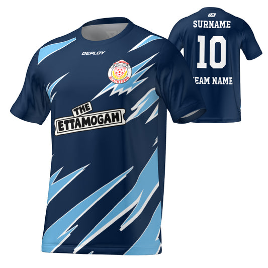BDSFA - Lightning - Navy & Sky Blue