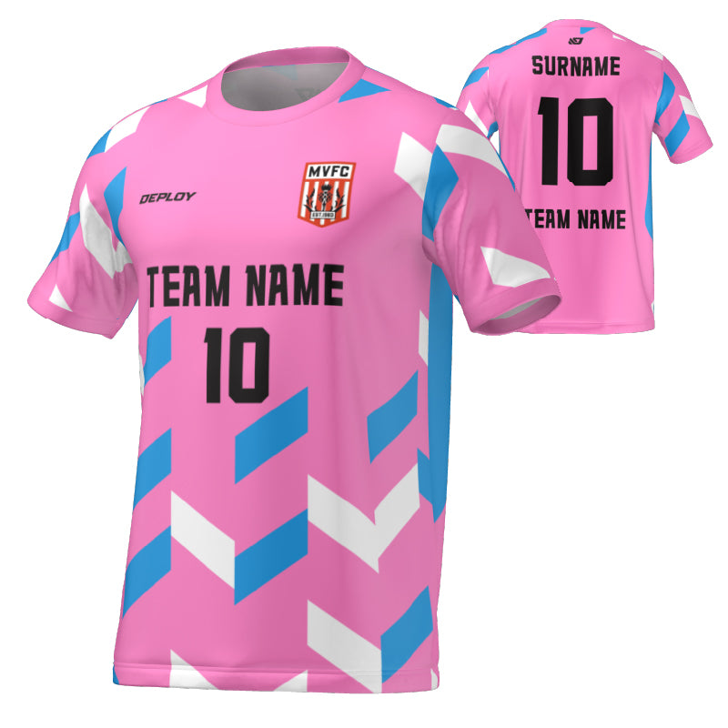 Moss Vale FC - Flight Jersey Arrows - Pink