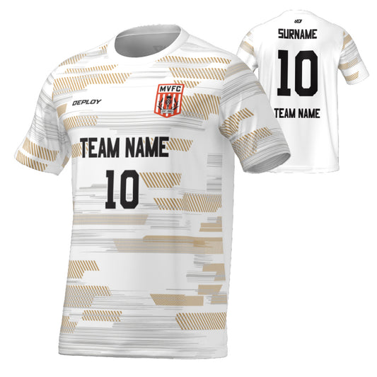 Moss Vale FC - Flight Jersey Glitch - White