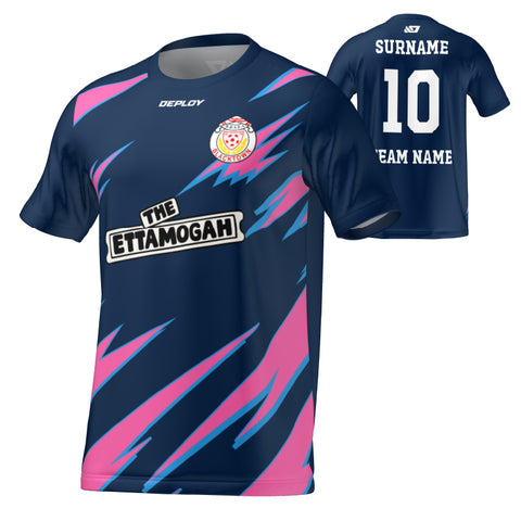 BDSFA - Lightning - Navy & Pink