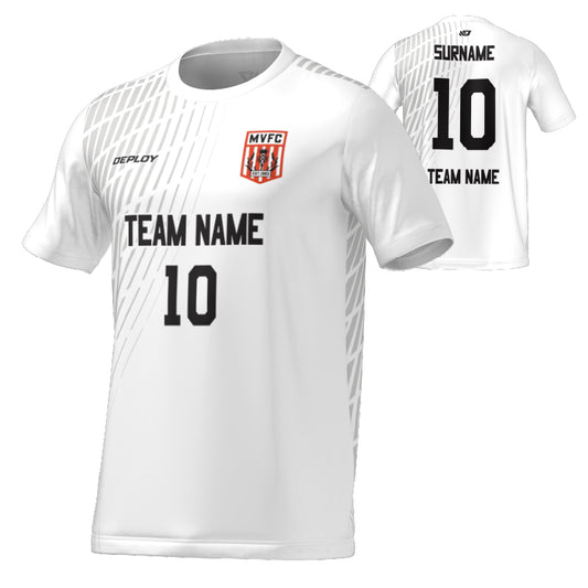 Moss Vale FC - Flight Jersey Gradient - White