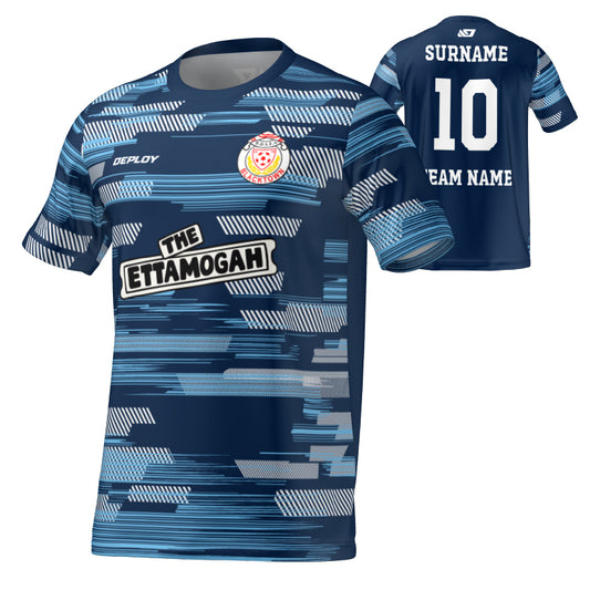 BDSFA - Glitch - Navy & Sky Blue