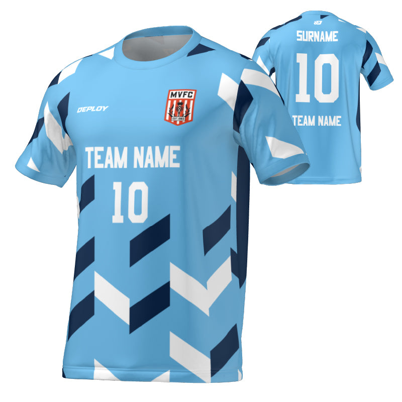 Moss Vale FC - Flight Jersey Arrows - Sky Blue