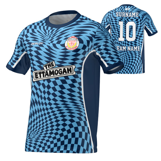 BDSFA - Warped - Navy & Sky Blue