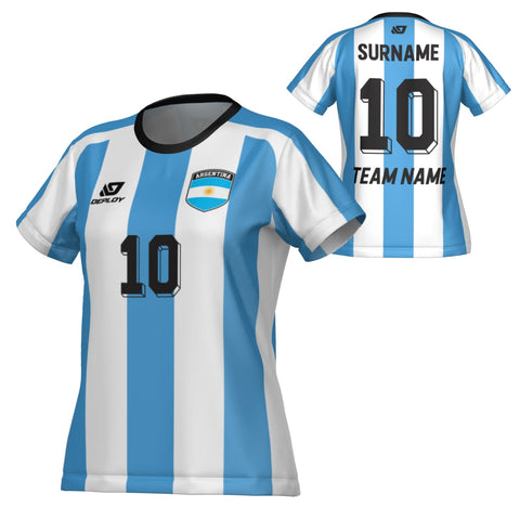 Argentina Home Womens Jersey