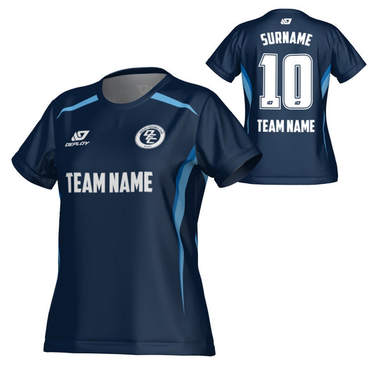 Arc Womens Jersey - Navy & Sky Blue