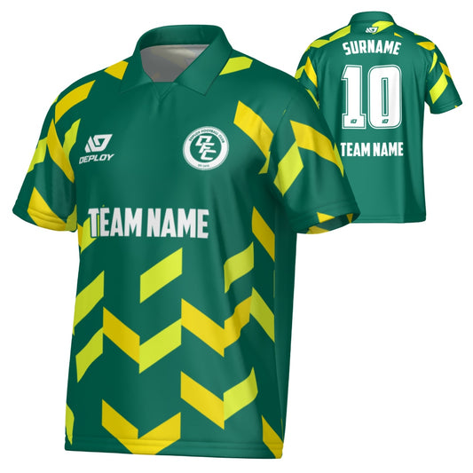 Arrows Collared Jersey - Green