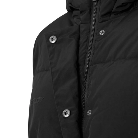 Sutherland Sharks FC - Aurora Women's Puffer Jacket - BLACK - Deploy Football - Australia's Best Footballs & Soccer Balls