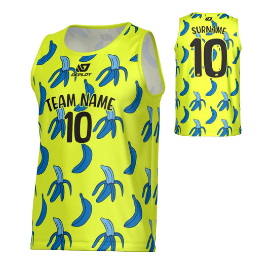 Banana Sports Singlet - Neon Yellow