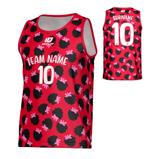 Berry Sports Singlet - Red