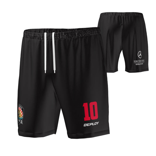 Gold Coast Strikers - Playing Shorts - Black and Red