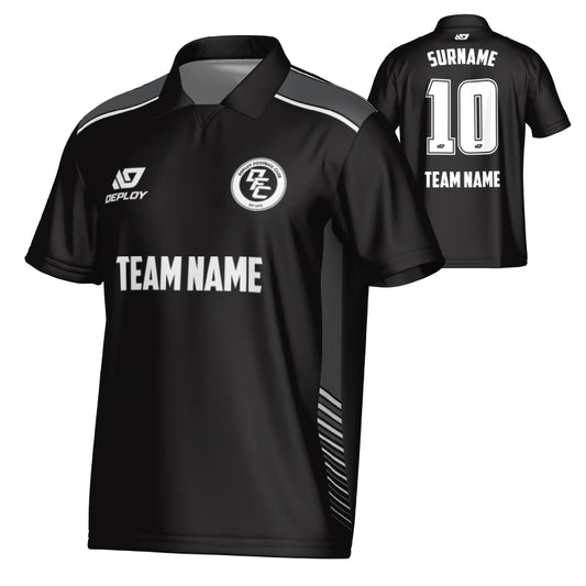 Apex Collared Jersey - Black