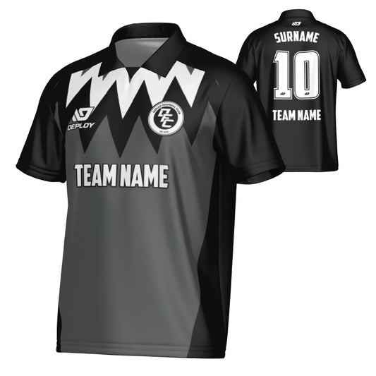 Carnival Collared Jersey - Black