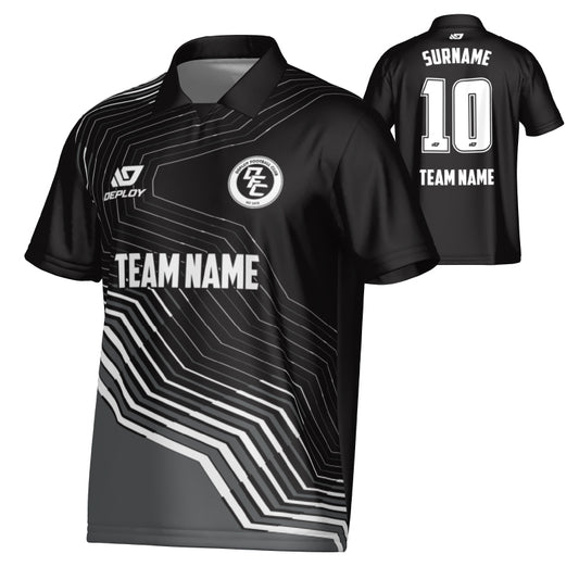 Circuit Collared Jersey - Black