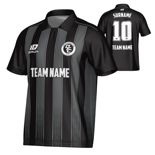 Classic Collared Jersey - Black