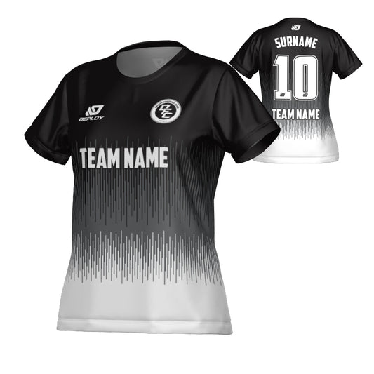 Fade Womens Jersey - Black
