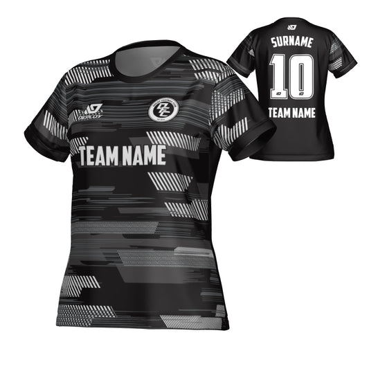 Glitch Womens Jersey - Black