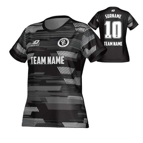Glitch Womens Jersey - Black
