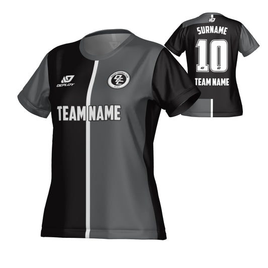 Split Womens Jersey - Black