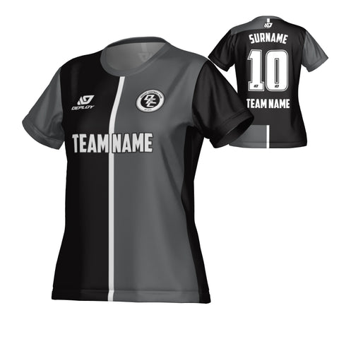 Split Womens Jersey - Black