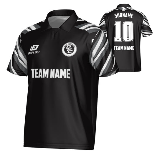 Surge Collared Jersey - Black