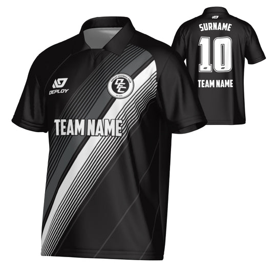 Velocity Collared Jersey - Black